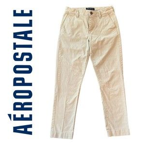 Aeropostale Mens/Junior Slim Straight Pants 97% Cotton Size 27/28
